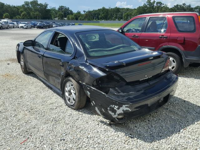 1G2NE52F04C248571 - 2004 PONTIAC GRAND AM S BLACK photo 3