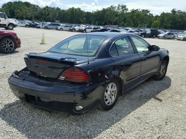 1G2NE52F04C248571 - 2004 PONTIAC GRAND AM S BLACK photo 4