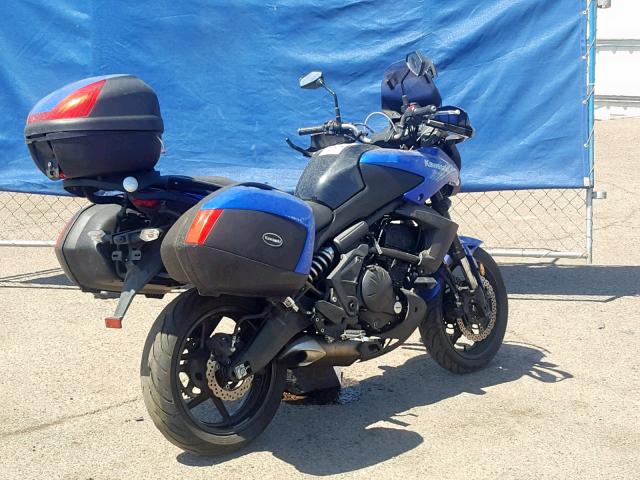 JKALEEC12DDA11576 - 2013 KAWASAKI LE650 C BLUE photo 4