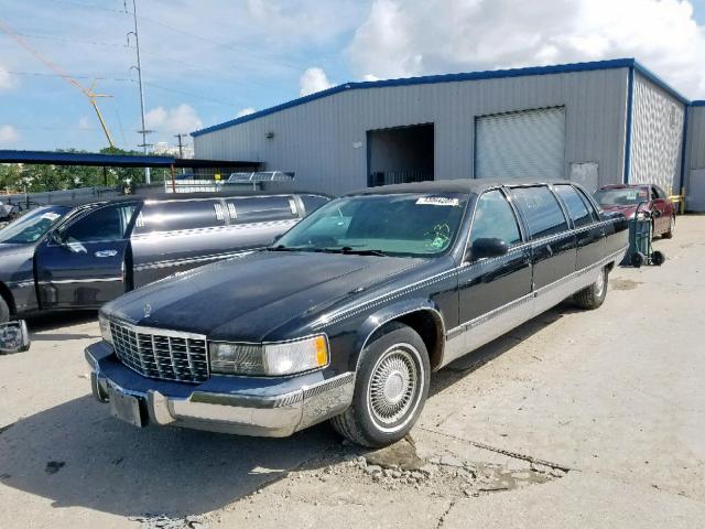 1G6DW52P4SR709717 - 1995 CADILLAC FLEETWOOD BLACK photo 2