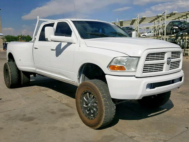 3D73Y3CL0AG171735 - 2010 DODGE RAM 3500 WHITE photo 1