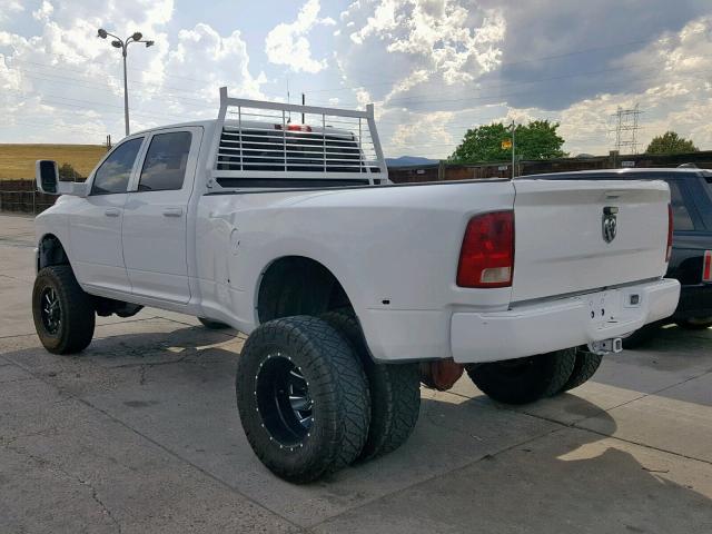 3D73Y3CL0AG171735 - 2010 DODGE RAM 3500 WHITE photo 3