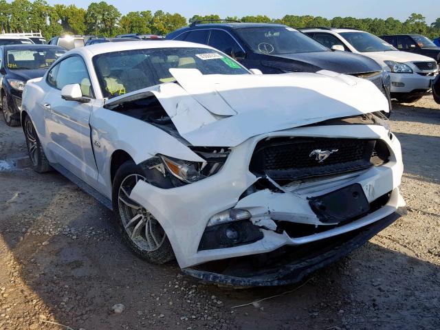 1FA6P8CF5F5342145 - 2015 FORD MUSTANG GT WHITE photo 1