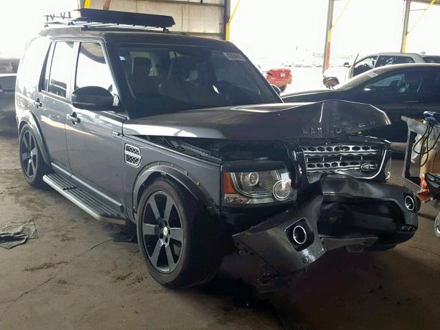 SALAK2V6XGA799564 - 2016 LAND ROVER LR4 HSE LU GRAY photo 1