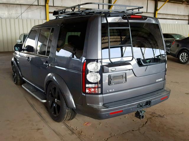 SALAK2V6XGA799564 - 2016 LAND ROVER LR4 HSE LU GRAY photo 3