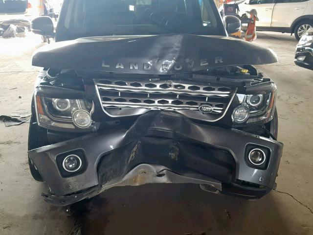 SALAK2V6XGA799564 - 2016 LAND ROVER LR4 HSE LU GRAY photo 9