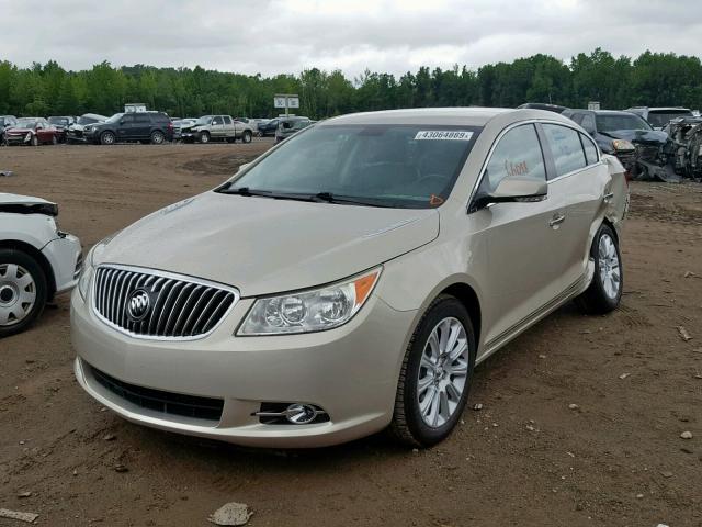 1G4GC5E37DF306245 - 2013 BUICK LACROSSE GOLD photo 2