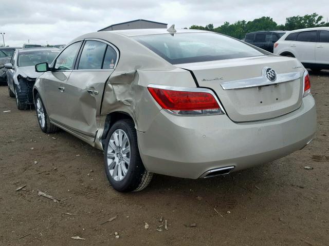 1G4GC5E37DF306245 - 2013 BUICK LACROSSE GOLD photo 3