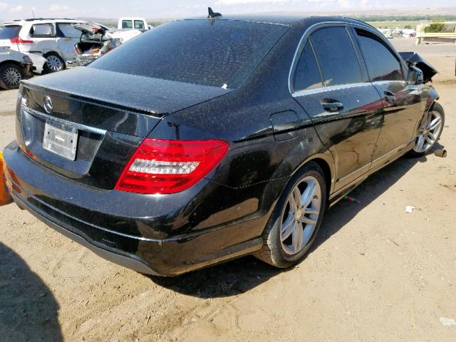 WDDGF4HB7CR231655 - 2012 MERCEDES-BENZ C 250 BLACK photo 4