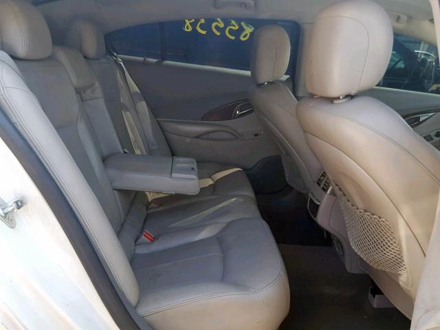 1G4GJ5E33CF125583 - 2012 BUICK LACROSSE T WHITE photo 6