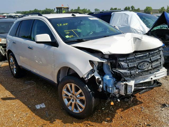 2FMDK3JC7BBA42331 - 2011 FORD EDGE SEL WHITE photo 1