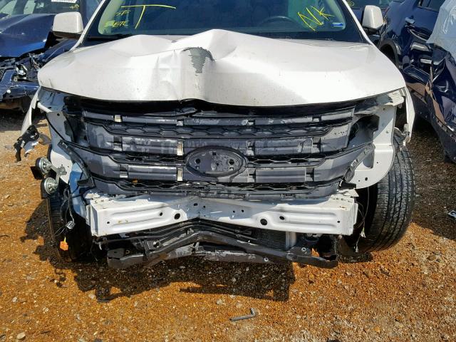 2FMDK3JC7BBA42331 - 2011 FORD EDGE SEL WHITE photo 9