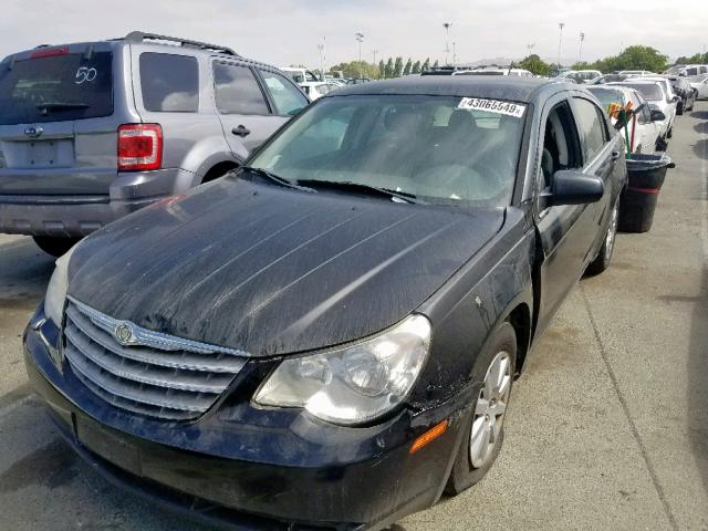 1C3LC46D99N565616 - 2009 CHRYSLER SEBRING LX BLACK photo 2