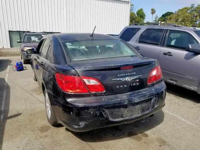 1C3LC46D99N565616 - 2009 CHRYSLER SEBRING LX BLACK photo 3