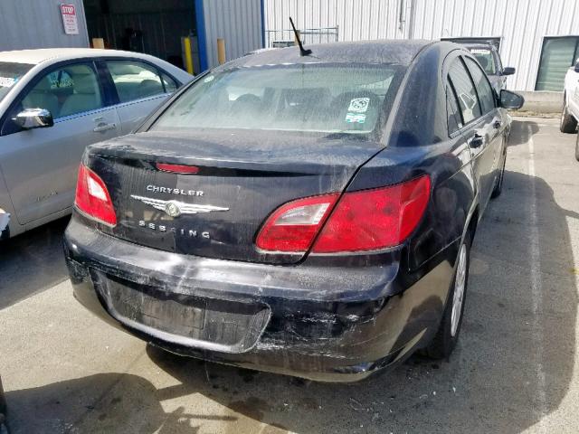 1C3LC46D99N565616 - 2009 CHRYSLER SEBRING LX BLACK photo 4