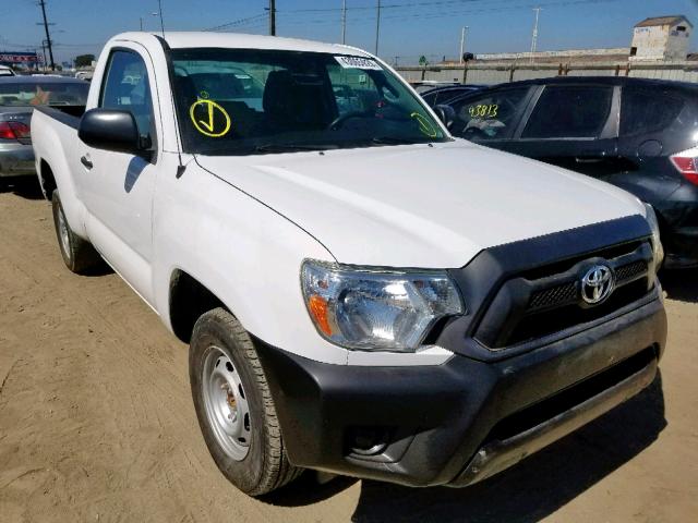 5TFNX4CN9EX031889 - 2014 TOYOTA TACOMA WHITE photo 1