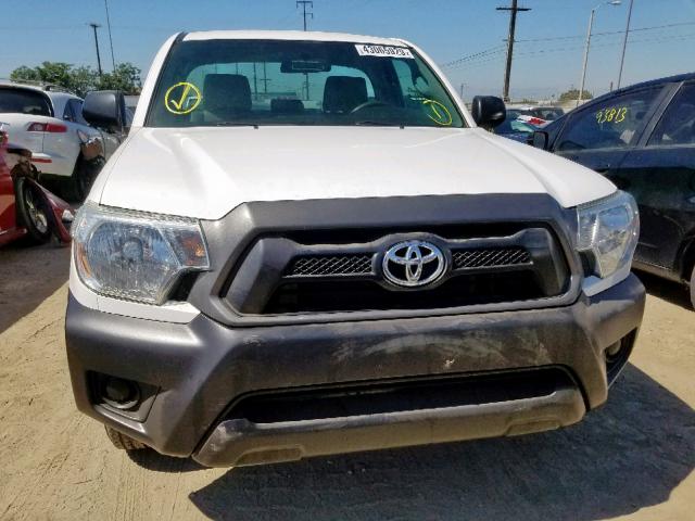 5TFNX4CN9EX031889 - 2014 TOYOTA TACOMA WHITE photo 9