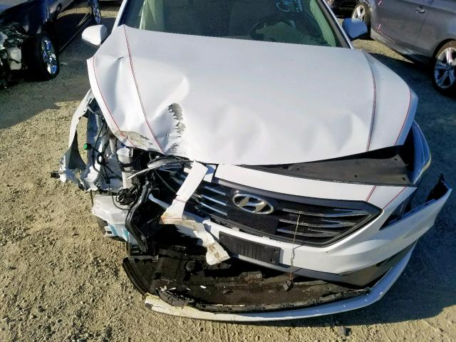 5NPE34AF3HH507982 - 2017 HYUNDAI SONATA SPO WHITE photo 7