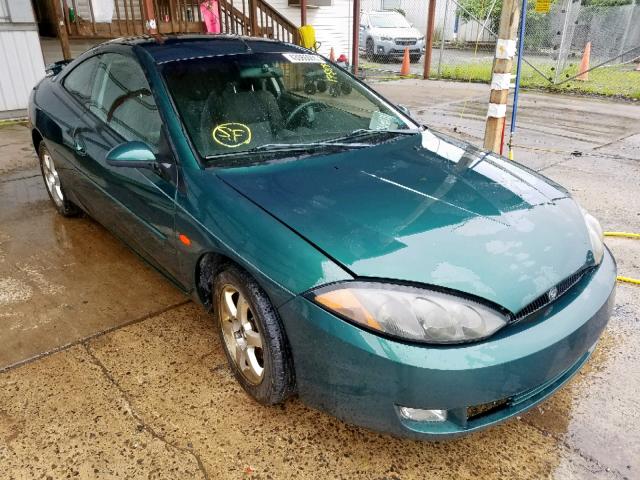 1ZWFT61L115616817 - 2001 MERCURY COUGAR V6 GREEN photo 1