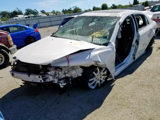 1G1ZE5E70BF396421 - 2011 CHEVROLET MALIBU LTZ თეთრი ფოტო 2