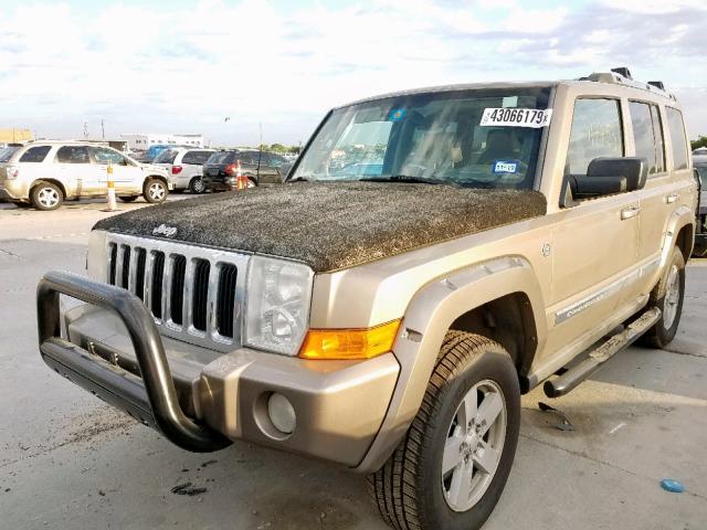 1J8HG58N66C123670 - 2006 JEEP COMMANDER TAN photo 2