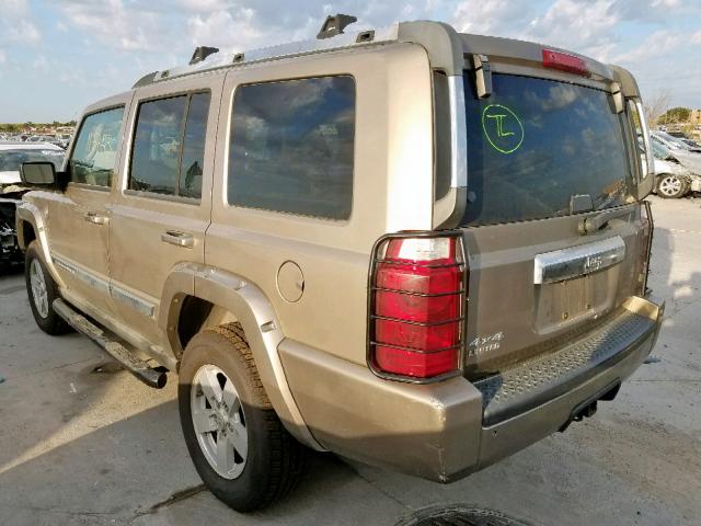 1J8HG58N66C123670 - 2006 JEEP COMMANDER TAN photo 3