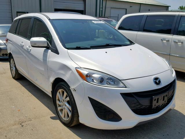 JM1CW2BL8C0102715 - 2012 MAZDA 5 WHITE photo 1