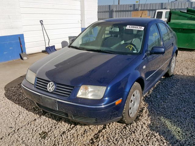 3VWRA69M04M010945 - 2004 VOLKSWAGEN JETTA GL BLUE photo 2