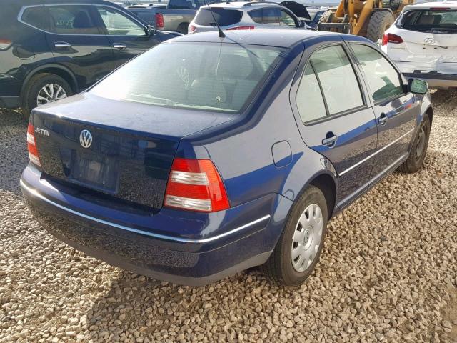 3VWRA69M04M010945 - 2004 VOLKSWAGEN JETTA GL BLUE photo 4