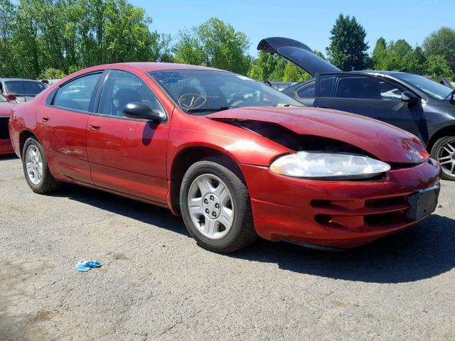 2B3HD46R22H257195 - 2002 DODGE INTREPID S RED photo 1