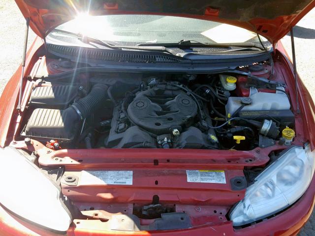 2B3HD46R22H257195 - 2002 DODGE INTREPID S RED photo 7