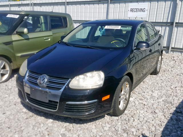 3VWSF71K47M137866 - 2007 VOLKSWAGEN JETTA 2.5 BLACK photo 2