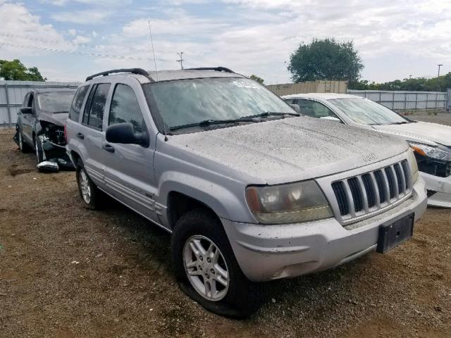 1J4GX48N04C351023 - 2004 JEEP GRAND CHER SILVER photo 1