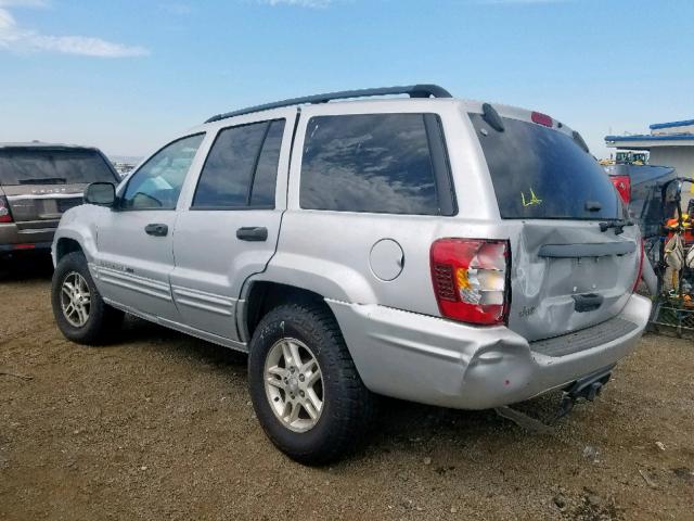 1J4GX48N04C351023 - 2004 JEEP GRAND CHER SILVER photo 3