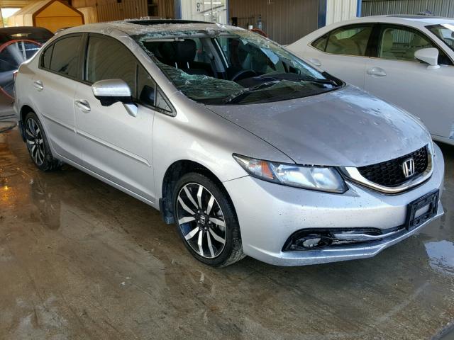19XFB2F93EE052730 - 2014 HONDA CIVIC EXL 银色 照片 1