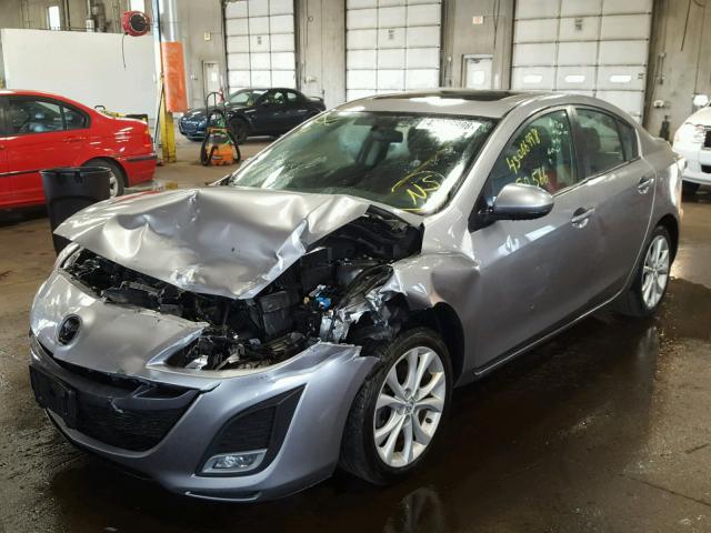 JM1BL1S58A1321066 - 2010 MAZDA 3 S SILVER photo 2