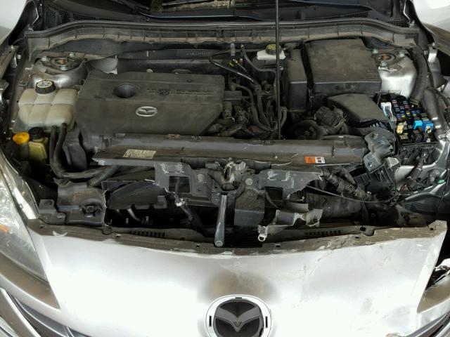 JM1BL1S58A1321066 - 2010 MAZDA 3 S SILVER photo 7