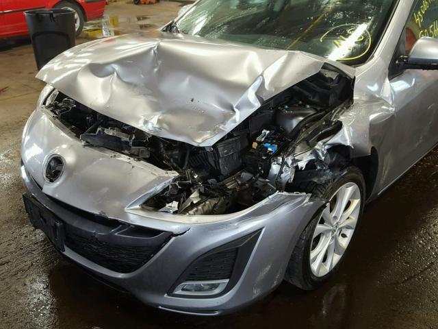 JM1BL1S58A1321066 - 2010 MAZDA 3 S SILVER photo 9