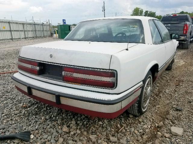 2G4WD14T0L1423965 - 1990 BUICK REGAL LIMI WHITE photo 4