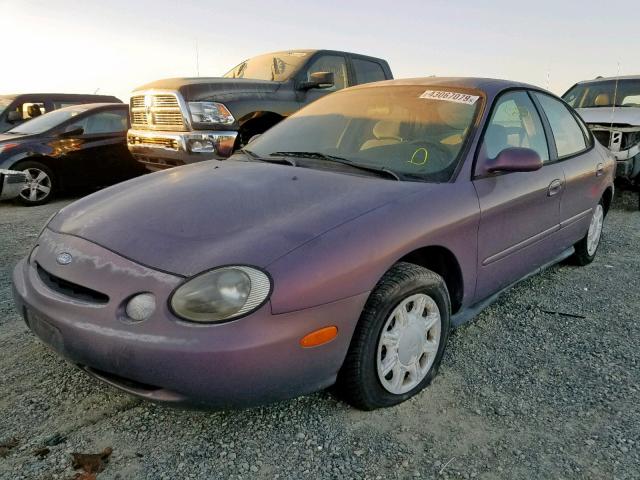 1FALP52U2TG251366 - 1996 FORD TAURUS GL PURPLE photo 2