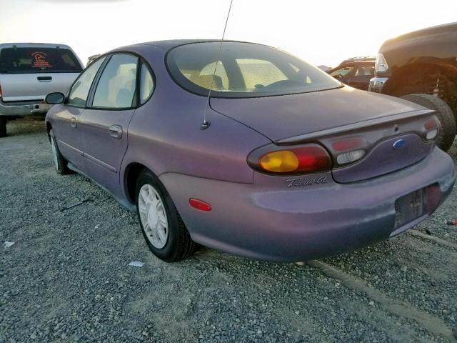 1FALP52U2TG251366 - 1996 FORD TAURUS GL PURPLE photo 3