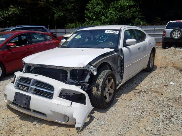 2B3CA3CV8AH298279 - 2010 DODGE CHARGER SX WHITE photo 2