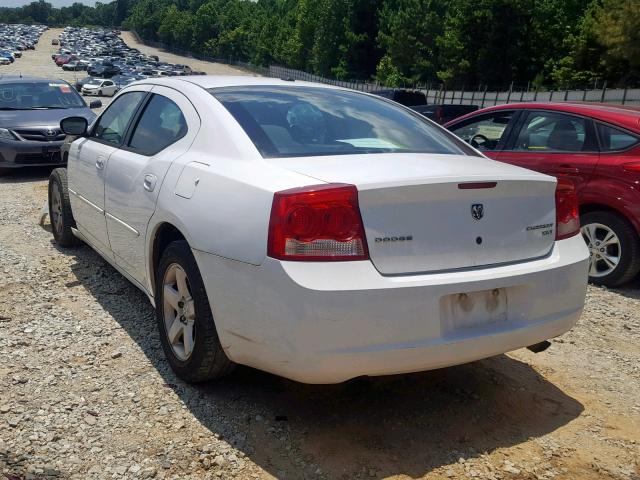 2B3CA3CV8AH298279 - 2010 DODGE CHARGER SX WHITE photo 3