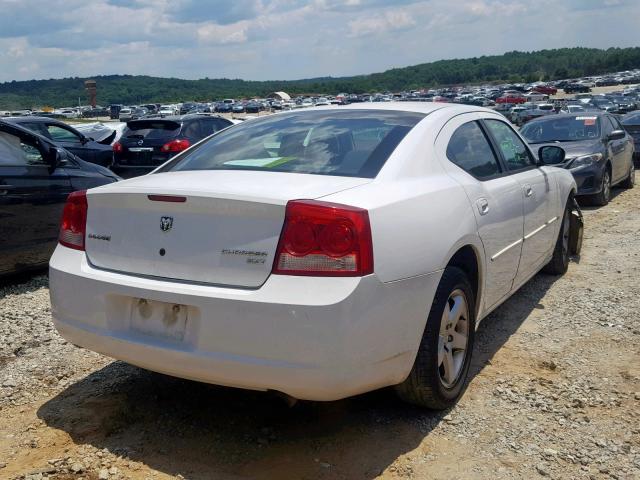 2B3CA3CV8AH298279 - 2010 DODGE CHARGER SX WHITE photo 4