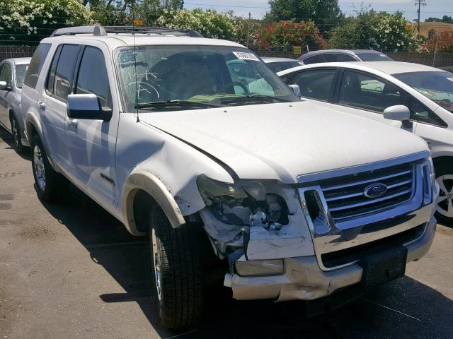 1FMEU64816UA21157 - 2006 FORD EXPLORER E WHITE photo 1