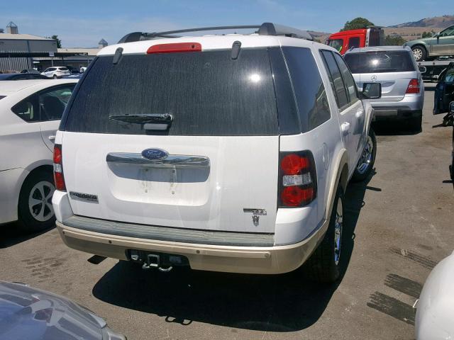 1FMEU64816UA21157 - 2006 FORD EXPLORER E WHITE photo 4