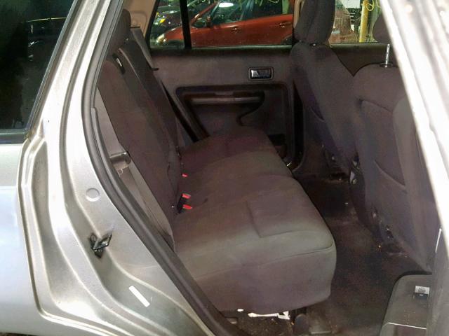 2FMDK48C58BA11194 - 2008 FORD EDGE SEL SILVER photo 6