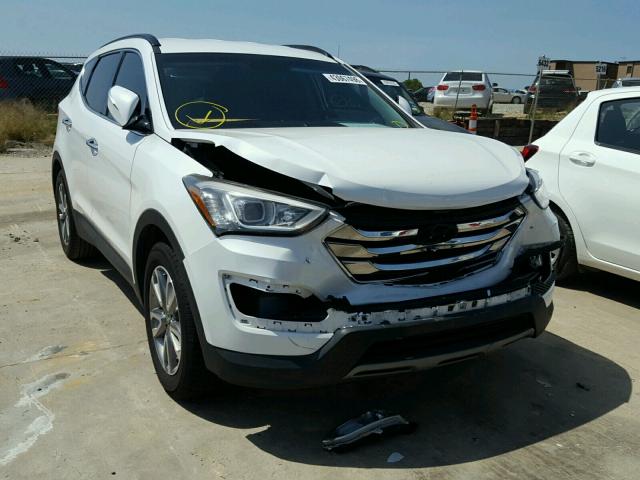 5XYZU3LA5EG211729 - 2014 HYUNDAI SANTA FE S WHITE photo 1