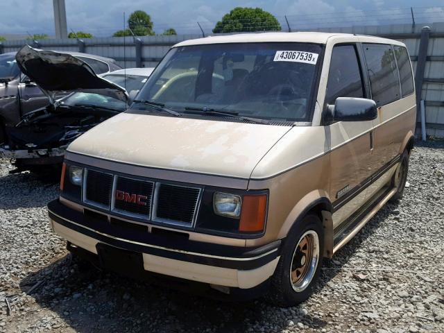 1GKDM15ZXMB510597 - 1991 GMC SAFARI TAN photo 2