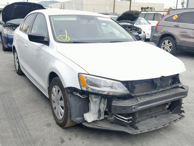 3VW2K7AJ3FM330477 - 2015 VOLKSWAGEN JETTA BASE WHITE photo 1